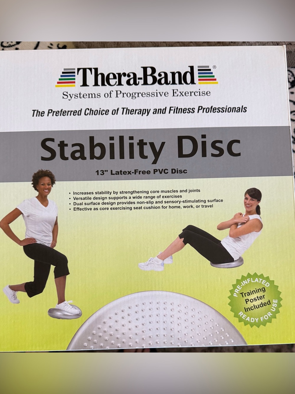 Fitness - Thera-Band Stability Disc - Gray/Black